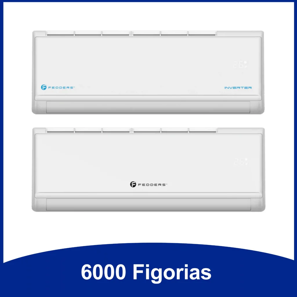 Aire acondicionado de 6000 frigorías para climatizar grandes áreas con eficiencia.